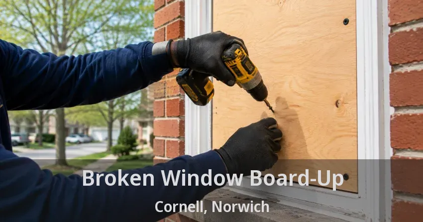 Broken Window Board-Up Cornell, Norwich - ON