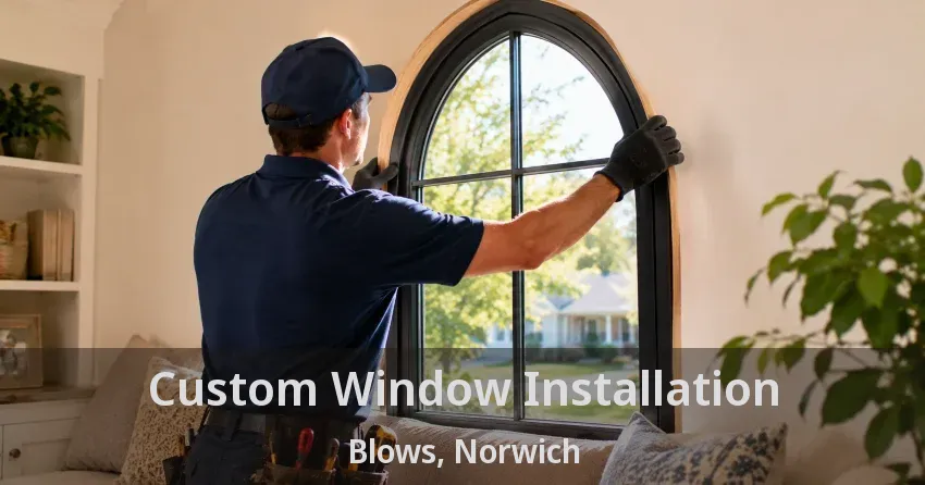 Custom Window Installation Blows, Norwich - ON