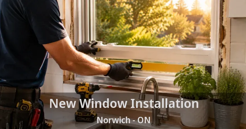 New Window Installation Norwich - ON
