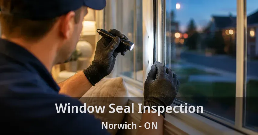 Window Seal Inspection Norwich - ON
